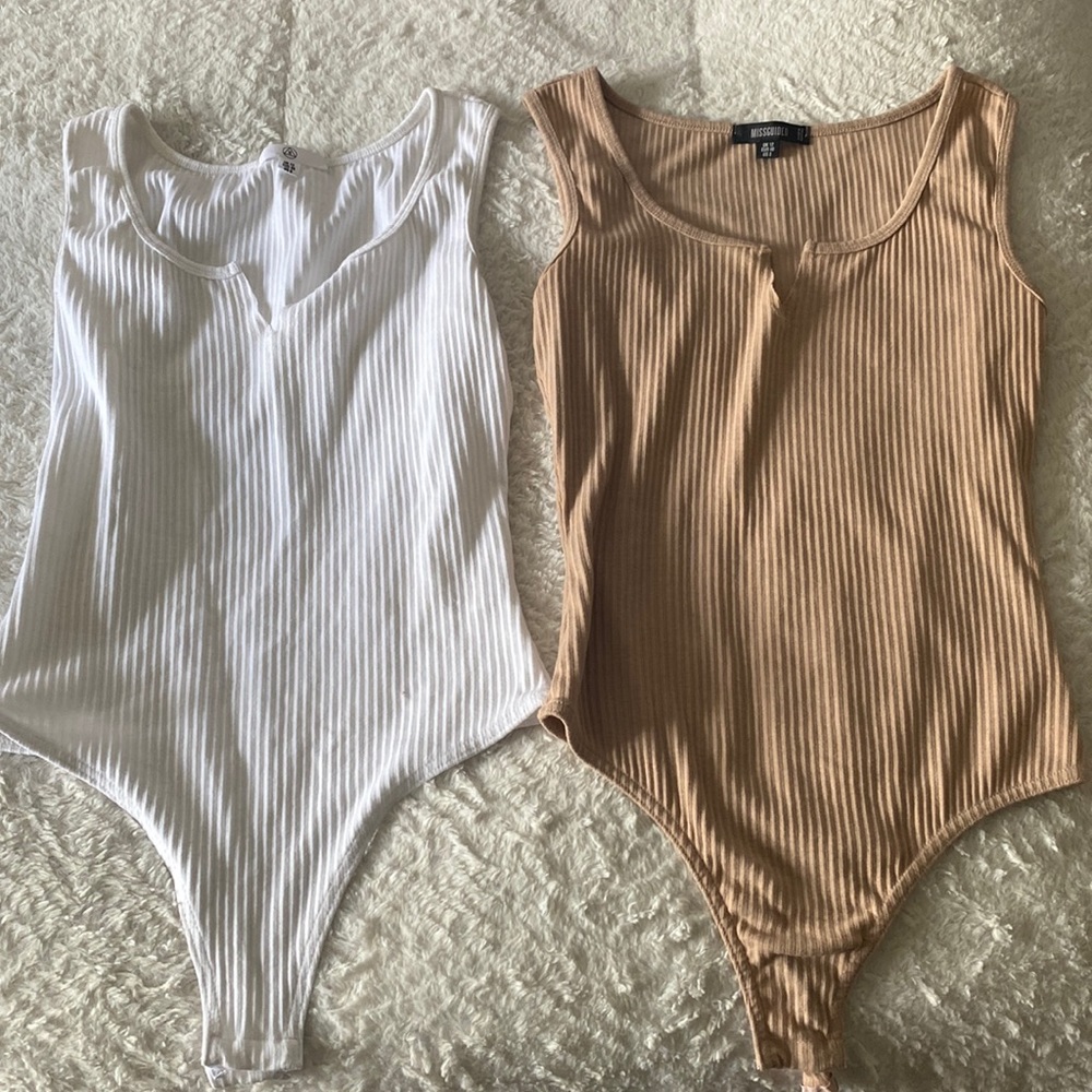 Misguided ribbed body suits